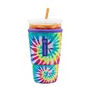 Sok It JavaSok Iced Coffee &amp; Cold Soda Insulated Neoprene Cup Sleeve (Rainbow Tie Dye, Large: 30-32oz)