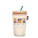 Sok It JavaSok Iced Coffee &amp; Cold Soda Insulated Neoprene Cup Sleeve (Spooky Season, Medium: 22-28oz)