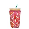 Sok It JavaSok Iced Coffee &amp; Cold Soda Insulated Neoprene Cup Sleeve (Sunshine Slices, Medium: 22-28oz)