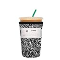Sok It JavaSok Iced Coffee &amp; Cold Soda Insulated Neoprene Cup Sleeve (Compose Yourself, Medium: 22-28oz)