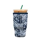 Sok It JavaSok Iced Coffee &amp; Cold Soda Insulated Neoprene Cup Sleeve (Paisley Patchwork, Large: 30-32oz)