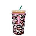 Sok It JavaSok Iced Coffee &amp; Cold Soda Insulated Neoprene Cup Sleeve (Mom Love, Medium: 22-28oz)