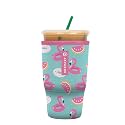Sok It JavaSok Iced Coffee &amp; Cold Soda Insulated Neoprene Cup Sleeve (Poolside Perfection, Large: 30-32oz)