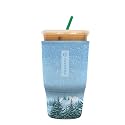 Sok It JavaSok Iced Coffee &amp; Cold Soda Insulated Neoprene Cup Sleeve (Winter Wonderland, Large: 30-32oz)