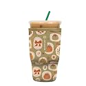 Sok It JavaSok Iced Coffee &amp; Cold Soda Insulated Neoprene Cup Sleeve (The Pumpkin Gallery, Large: 30-32oz)