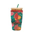 Sok It JavaSok Iced Coffee &amp; Cold Soda Insulated Neoprene Cup Sleeve (Tropic Like It's Hot, Large: 30-32oz)