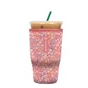 Sok It JavaSok Iced Coffee &amp; Cold Soda Insulated Neoprene Cup Sleeve (Blushing Blooms, Large: 30-32oz)