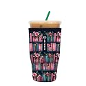 Sok It JavaSok Iced Coffee &amp; Cold Soda Insulated Neoprene Cup Sleeve (Booked for the Afternoon, Large: 30-32oz)