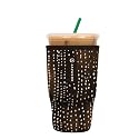 Sok It JavaSok Iced Coffee &amp; Cold Soda Insulated Neoprene Cup Sleeve (Doe-Eyed Darling, Large: 30-32oz)