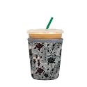 Sok It JavaSok Iced Coffee &amp; Cold Soda Insulated Neoprene Cup Sleeve (Blackthorn Manor, Small: 16-20oz)