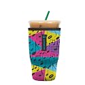 Sok It JavaSok Iced Coffee &amp; Cold Soda Insulated Neoprene Cup Sleeve (Music to My Ears, Large: 30-32oz)