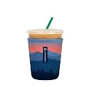 Sok It JavaSok Iced Coffee &amp; Cold Soda Insulated Neoprene Cup Sleeve (Blue Ridge, Small: 16-20oz)
