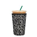 Sok It JavaSok Iced Coffee &amp; Cold Soda Insulated Neoprene Cup Sleeve (Rattle and Roll, Medium: 22-28oz)