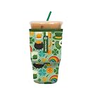 Sok It JavaSok Iced Coffee &amp; Cold Soda Insulated Neoprene Cup Sleeve (Irish Charm, Large: 30-32oz)