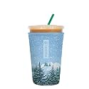Sok It JavaSok Iced Coffee &amp; Cold Soda Insulated Neoprene Cup Sleeve (Winter Wonderland, Medium: 22-28oz)