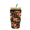 Sok It JavaSok Iced Coffee &amp; Cold Soda Insulated Neoprene Cup Sleeve (Fruitful Harvest, Large: 30-32oz)