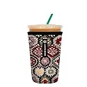 Sok It JavaSok Iced Coffee &amp; Cold Soda Insulated Neoprene Cup Sleeve (Close Knit, Medium: 22-28oz)