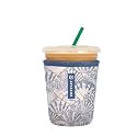 Sok It JavaSok Iced Coffee &amp; Cold Soda Insulated Neoprene Cup Sleeve (Shore Thing, Small: 16-20oz)