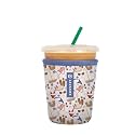 Sok It JavaSok Iced Coffee &amp; Cold Soda Insulated Neoprene Cup Sleeve (Coastal Weekender, Small: 16-20oz)