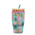 Sok It JavaSok Iced Coffee & Cold Soda Insulated Neoprene Cup Sleeve (Winter Magic, Large: 30-32oz)