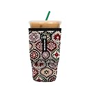 Sok It JavaSok Iced Coffee &amp; Cold Soda Insulated Neoprene Cup Sleeve (Close Knit, Large: 30-32oz)