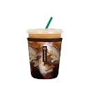 Sok It JavaSok Iced Coffee &amp; Cold Soda Insulated Neoprene Cup Sleeve (Coffee on Coffee, Small: 16-20oz)
