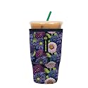 Sok It JavaSok Iced Coffee &amp; Cold Soda Insulated Neoprene Cup Sleeve (Secret Garden, Large: 30-32oz)