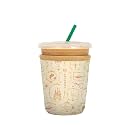 Sok It JavaSok Iced Coffee &amp; Cold Soda Insulated Neoprene Cup Sleeve (Happily Ever After, Small: 16-20oz)