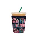 Sok It JavaSok Iced Coffee &amp; Cold Soda Insulated Neoprene Cup Sleeve (Booked for the Afternoon, Small: 16-20oz)