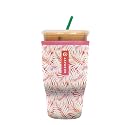 Sok It JavaSok Iced Coffee &amp; Cold Soda Insulated Neoprene Cup Sleeve (Tropical Breeze, Large: 30-32oz)