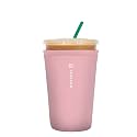 Sok It JavaSok Iced Coffee &amp; Cold Soda Insulated Neoprene Cup Sleeve (Millennial Pink, Medium: 22-28oz)