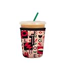 Sok It JavaSok Iced Coffee &amp; Cold Soda Insulated Neoprene Cup Sleeve (Girl Power, Small: 16-20oz)
