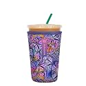 Sok It JavaSok Iced Coffee &amp; Cold Soda Insulated Neoprene Cup Sleeve (Butterfly Galaxy, Medium: 22-28oz)