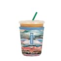 Sok It JavaSok Iced Coffee &amp; Cold Soda Insulated Neoprene Cup Sleeve (Wanderlust Wonders, Small: 16-20oz)