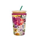 Sok It JavaSok Iced Coffee &amp; Cold Soda Insulated Neoprene Cup Sleeve (Blooming Bright, Medium: 22-28oz)