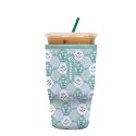 Sok It JavaSok Iced Coffee &amp; Cold Soda Insulated Neoprene Cup Sleeve (Coquette Charm, Large: 30-32oz)