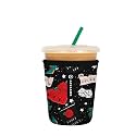 Sok It JavaSok Iced Coffee &amp; Cold Soda Insulated Neoprene Cup Sleeve (Heart &amp; Soul, Small: 16-20oz)