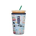 Sok It JavaSok Iced Coffee &amp; Cold Soda Insulated Neoprene Cup Sleeve (Fast Talker, Medium: 22-28oz)