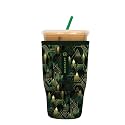 Sok It JavaSok Iced Coffee &amp; Cold Soda Insulated Neoprene Cup Sleeve (City Limits, Large: 30-32oz)