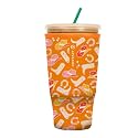Sok It JavaSok Iced Coffee &amp; Cold Soda Insulated Neoprene Cup Sleeve (Cowgirl Couture, XXLarge: 44-48oz)