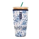 Sok It JavaSok Iced Coffee &amp; Cold Soda Insulated Neoprene Cup Sleeve (Like Fine China, XXLarge: 44-48oz)