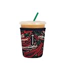 Sok It JavaSok Iced Coffee & Cold Soda Insulated Neoprene Cup Sleeve (Hot Stuff, Small: 16-20oz)