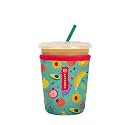 Sok It JavaSok Iced Coffee &amp; Cold Soda Insulated Neoprene Cup Sleeve (Fruit Basket, Small: 16-20oz)