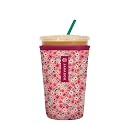 Sok It JavaSok Iced Coffee &amp; Cold Soda Insulated Neoprene Cup Sleeve (Spring Bouquet, Medium: 22-28oz)