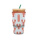 Sok It JavaSok Iced Coffee &amp; Cold Soda Insulated Neoprene Cup Sleeve (Claw &amp; Order, Large: 30-32oz)