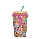 Sok It JavaSok Iced Coffee &amp; Cold Soda Insulated Neoprene Cup Sleeve (Taco 'Bout, Medium: 22-28oz)