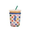 Sok It JavaSok Iced Coffee &amp; Cold Soda Insulated Neoprene Cup Sleeve (Dot Dot Dot, Small: 16-20oz)