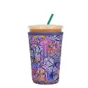 Sok It JavaSok Iced Coffee &amp; Cold Soda Insulated Neoprene Cup Sleeve (Butterfly Galaxy, Medium: 22-28oz)
