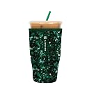 Sok It JavaSok Iced Coffee &amp; Cold Soda Insulated Neoprene Cup Sleeve (Glitterally Perfect, Large: 30-32oz)