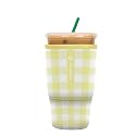 Sok It JavaSok Iced Coffee &amp; Cold Soda Insulated Neoprene Cup Sleeve (Smooth Like Butter, Large: 30-32oz)